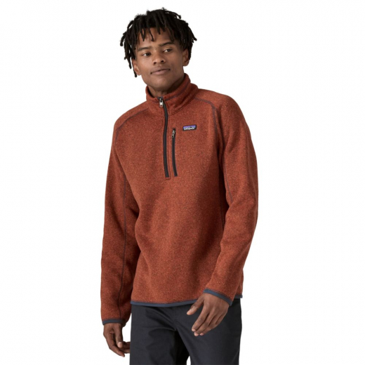 Polaire Better Sweater 1/4 Zip Burnished Red