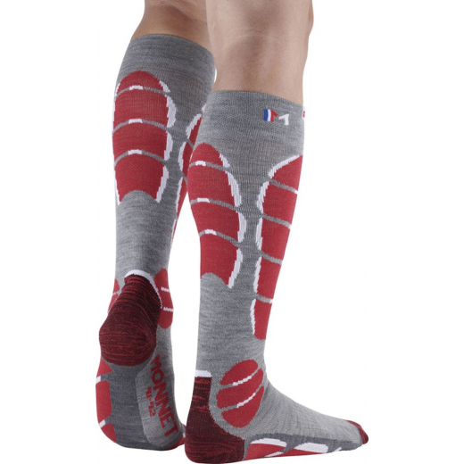 Chaussettes Ski Light Wool Rouge