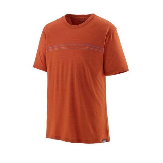 T-shirt Capilene Cool Merino Graphic Sandhill Rust