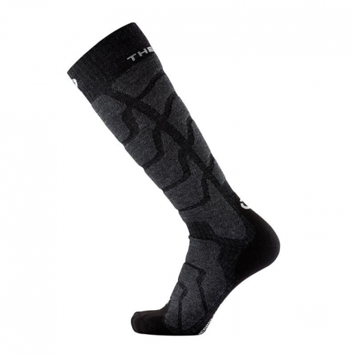 Chaussettes Ski Warm Gris Noir