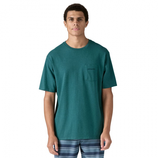 T-shirt Boardshort Logo Pocket Responsibili-tee Wetland Blue