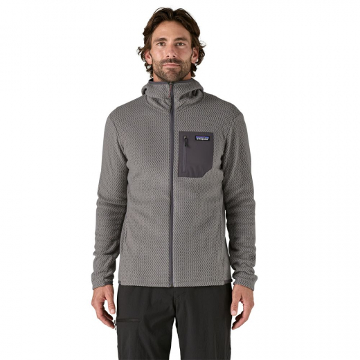 Polaire A Capuche R1 Air Full-zip Forever Grey