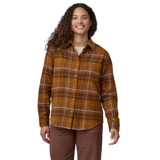 Chemise Femme Fjord Flannel Camper Shelter Brown