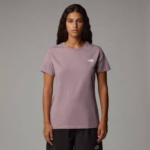 T-shirt Femme Simple Dome Purple Chalk