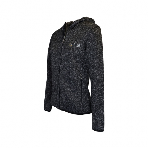 Polaire Randonnee Femme Hoodie Fleece Jacket Explore Black