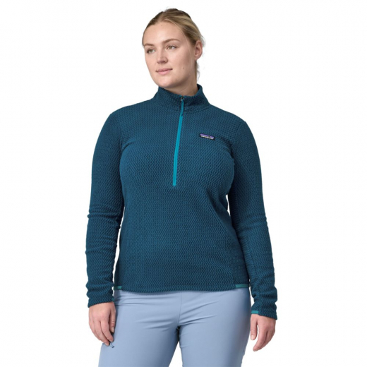 Polaire Femme R1 Air Zip Neck Lagom Blue