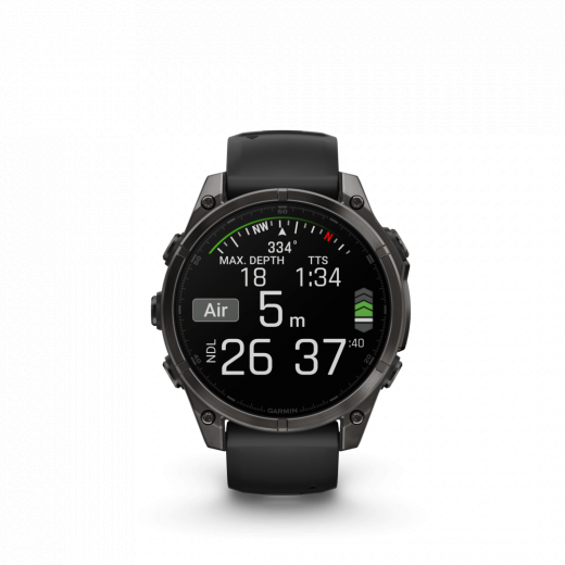 Fenix 8 47mm Amoled Titane Carbon Gray DLC