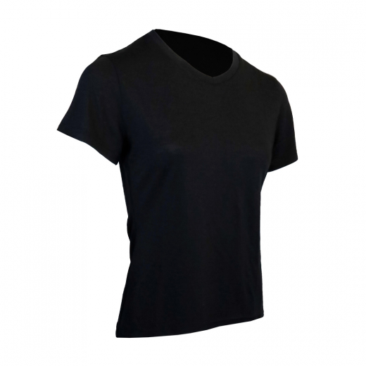 Tee-shirt Femme Merino Explore Black