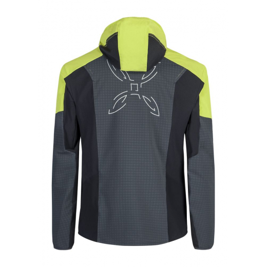 Veste Wind Revolution Piombo Verde Lime