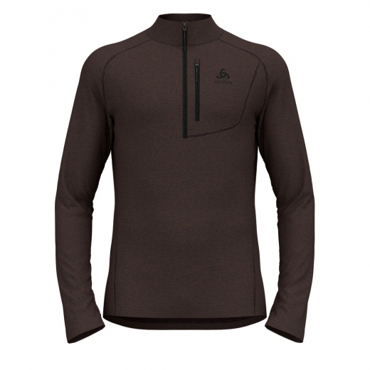 Polaire 1/2 Zip Tencia Fudge Melange