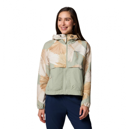 Veste Femme Spire Valley Printed Windbreaker Safari Rays