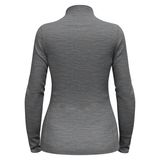 T-Shirt Femme Merino 200 Turtle Neck Steel Grey Melange