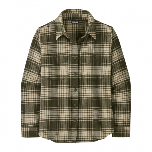 Chemise Femme Fjord Flannel Cascade Pine Needle Green