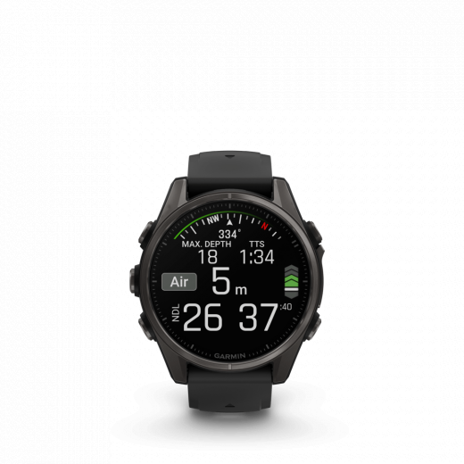 Fenix 8 43mm Amoled Sapphire Titane Carbon Gray DLC