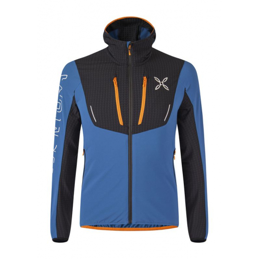 Veste Capuche Ski Style Deep Blue Mandarino