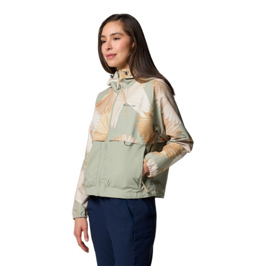 Veste Femme Spire Valley Printed Windbreaker Safari Rays