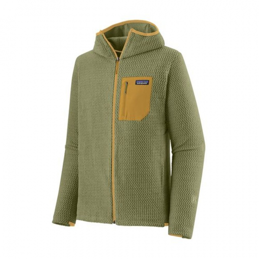 Polaire R1 Air Full-zip Hoody Buckhorn Green