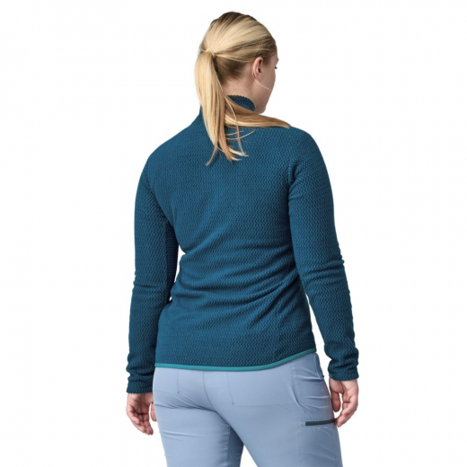 Polaire Femme R1 Air Zip Neck Lagom Blue