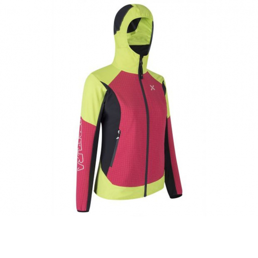 Veste Femme Wind Revolution Rosa Suger Verde Lime