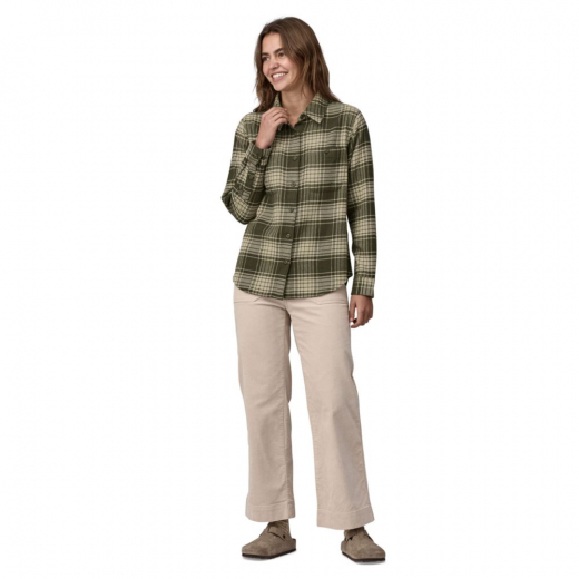 Chemise Femme Fjord Flannel Cascade Pine Needle Green