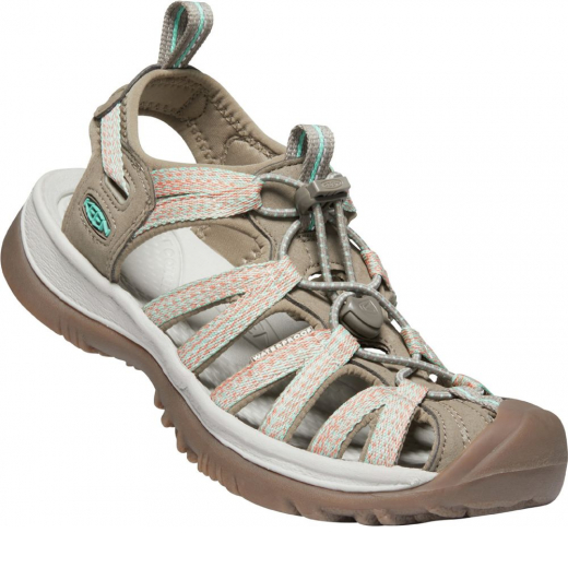 Sandales Femme Whisper Taupe/coral