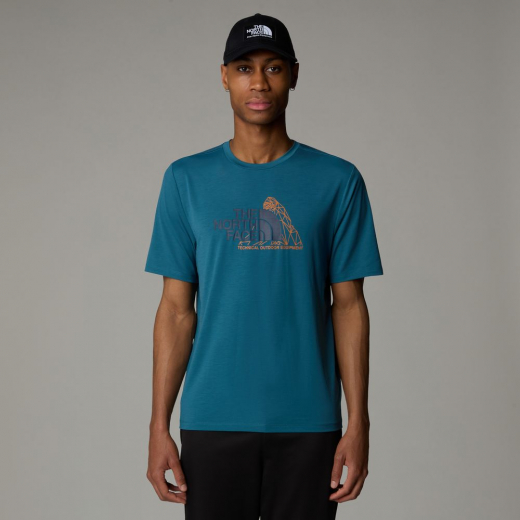 T-shirt Mountain Foundation Mallard Blue