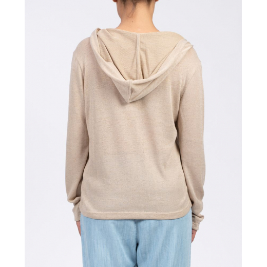 Sweat A Capuche Deliboz Femme Sable