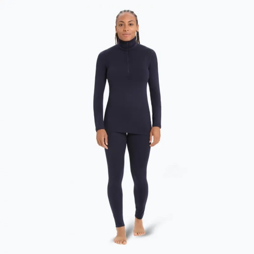 T-Shirt 260 Tech LS Half Zip Femme Midnight Navy