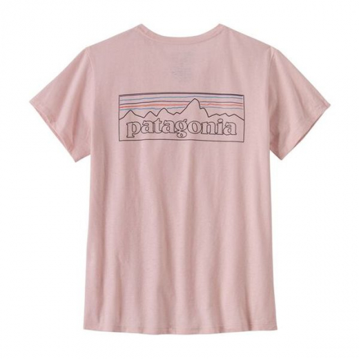 T-shirt Femme P-6 Logo Responsibili-tee Whisker Pink