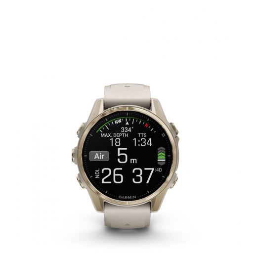 Fenix 8 43mm Amoled Sapphire Soft Gold