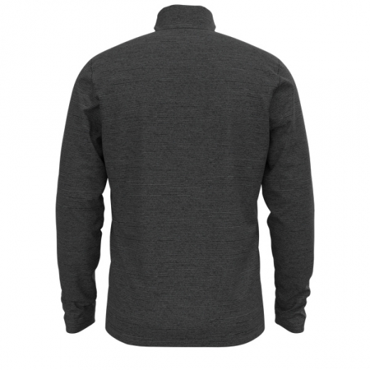 Polaire 1/2 Zip Roy Mid Layer Shale Grey Black Stripes