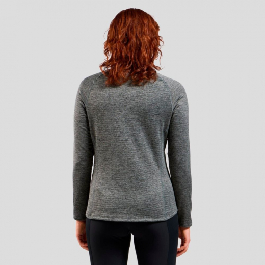 Polaire Femme Tencia 1/2 Zip Dark Grey Melange