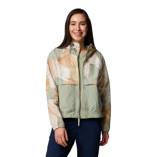 Veste Femme Spire Valley Printed Windbreaker Safari Rays