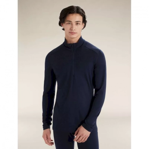 200 Oasis Ls Half Zip Midnight Navy