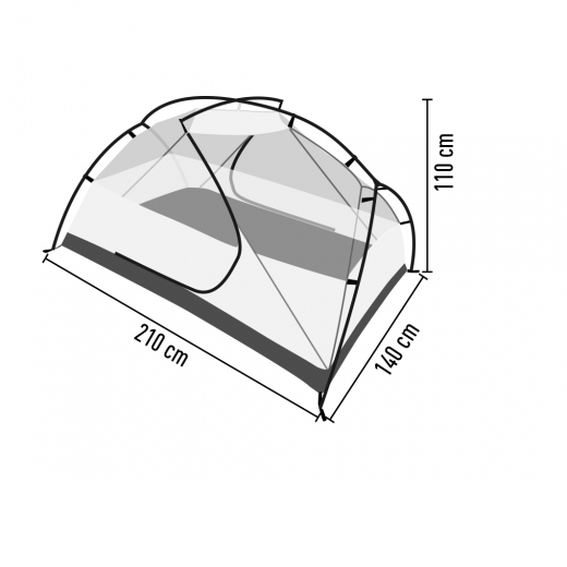 Treka 2 Ul Tente Randonnée 2 Places Azimut Outdoor