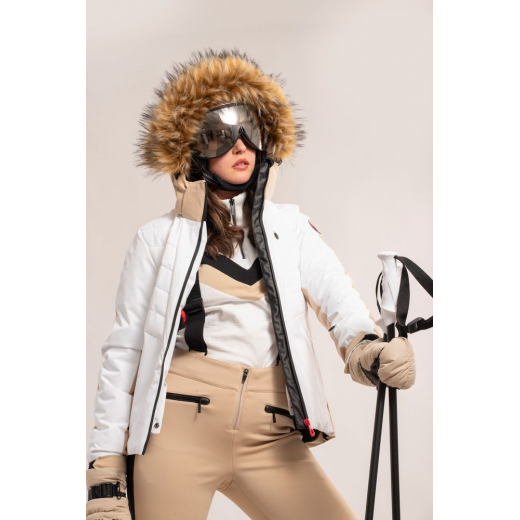 Veste Femme Eleele Blanc Champagne