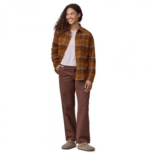 Chemise Femme Fjord Flannel Camper Shelter Brown