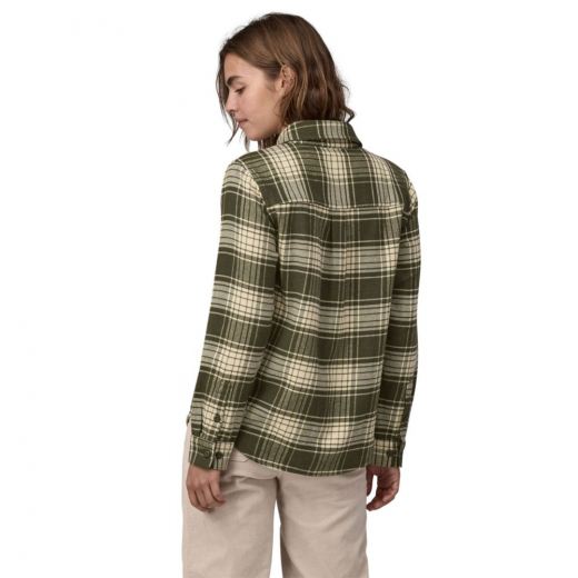 Chemise Femme Fjord Flannel Cascade Pine Needle Green