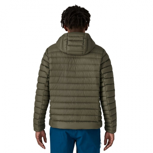 Doudoune Down Sweater Hoody Pine Needle Green