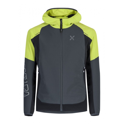 Veste Wind Revolution Piombo Verde Lime