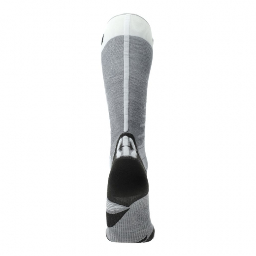 Chaussettes Ski Merino One Gris Blanc