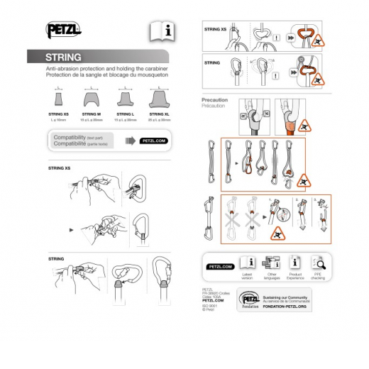 10 Protections Sangle String M