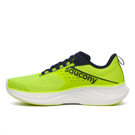 CHAUSSURE DE RUNNING RIDE 17 CITRON NAVY