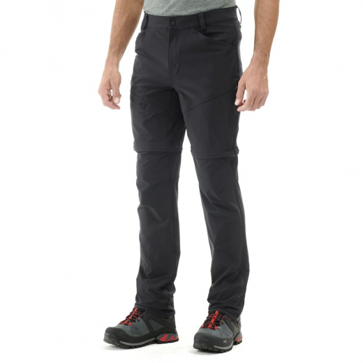 Pantalon Trekker Stretch Zip Off Noir