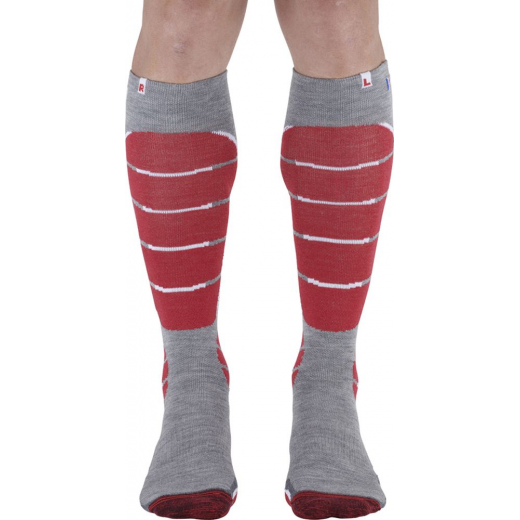 Chaussettes Ski Light Wool Rouge