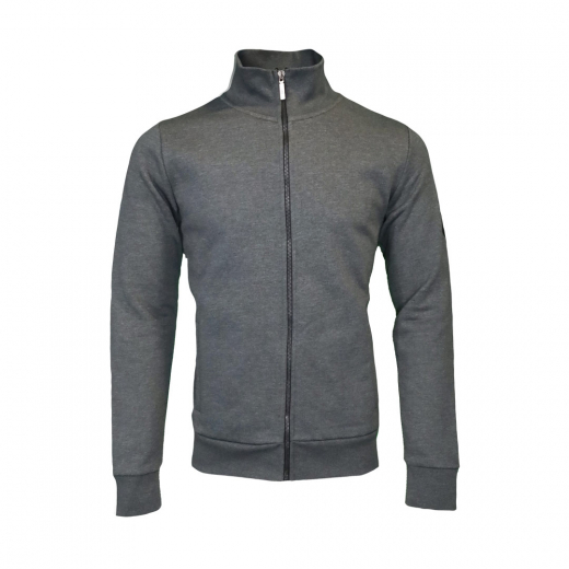 Men Sweat Jacket Explore Dark Grey