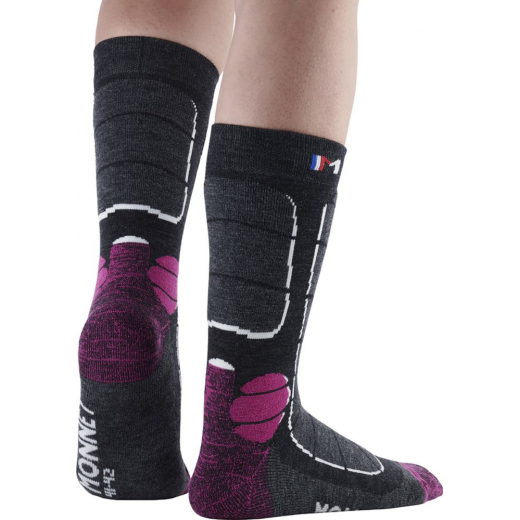 Chaussettes  Femme Trek Medium  Rose