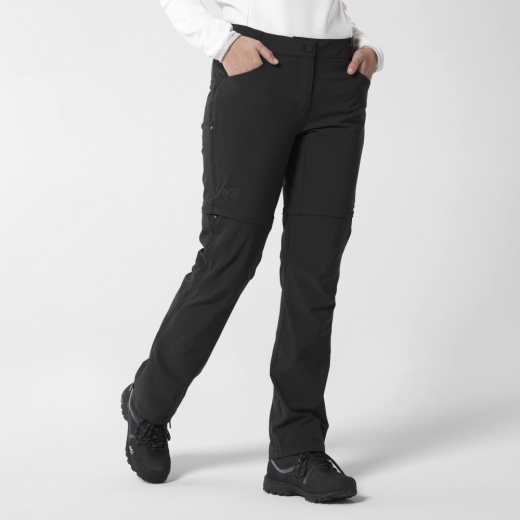 Pantalon Femme Trekker Stretch Zip Off Black