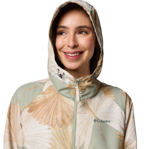 Veste Femme Spire Valley Printed Windbreaker Safari Rays