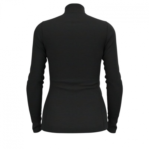 T-shirt Femme Merino 200 Turtle Neck Black